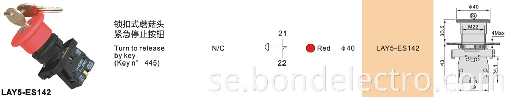 Parameter of XB2-ES142